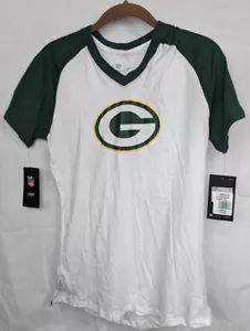 Nike Greenbay Packers Size XSmall NFL Women's Fan V-Neck T-Shirt - Picture 1 of 10