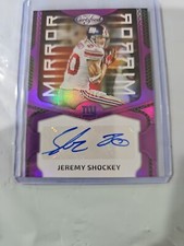 2023 Panini Certified Purple Mirror Signatures Parallel Jeremy Shockey Auto 5/10
