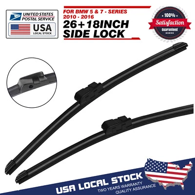 For BMW 750i 740Li xDrive FRONT 26"&18" WINDSHIELD WIPER BLADE SET OEM - Image 1 of 4