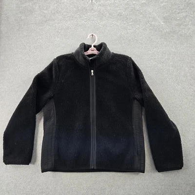 Jaqueta Lauren Ralph Feminina L Preta Roupa Ativa Manga Longa Sherpa Deep Pile - Imagem 1 de 4