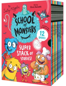 NEW School of Monsters 12 Books Beginner Readers Super Story Stack Sally Rippin! - Picture 1 of 1