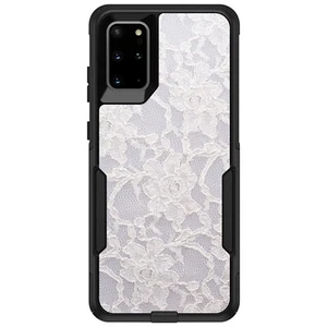OtterBox Commuter para Galaxy S (elige modelo) encaje blanco boda - Imagen 1 de 13