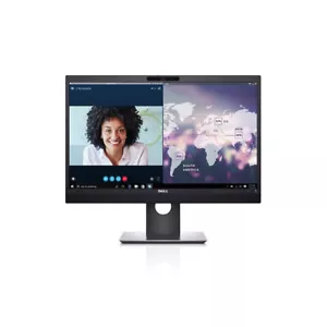 Dell P2418HZ 24" IPS FHD WEBCAM Video Conferencing COMPUTER LAPTOP Monitor HDMI - Picture 1 of 3