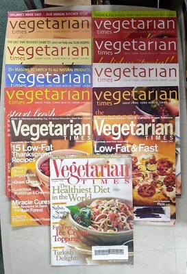 Vegetarian Times Magazine Holiday Special Hearty Fall Dinner Irish Food Harv X11 - Image 1 of 4