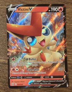 Pokémon Card Victini V 21/163 NM Battle Styles Holo Ultra Rare - Picture 1 of 1