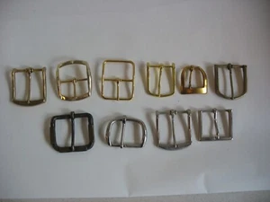 10 Stück Vintage Gürtelschnallen S Herren Damen Unisex Gold Silber - Bild 1 von 13