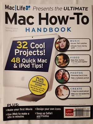 MacLife Ultimate Mac How-To Handbook 2007 FREE SHIPPING Music Video Photo Create - Image 1 of 4