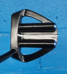 CUSTOM BLACK GUERIN RIFE 2 BAR MALLET HYBRID  35" PUTTER BLACK SHAFT & WINN GRIP - Picture 1 of 6