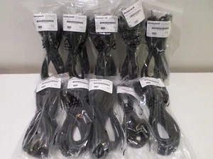 LOT OF 10 - OEM Honeywell AC Power Cords (1 US Plug and 1 EU Plug) 321-668-001 - Picture 1 of 4