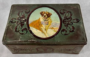 MILKA SUCHARD BLECHDOSE GROSS BONBONS MILKAHUND BERNHARDINER 1910 - Bild 1 von 6