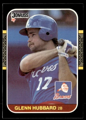 1987 Donruss - Glenn Hubbard #634 - Image 1 of 2
