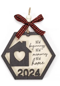 House Warming Gifts For New Home Ornament 2024 Gift Ideas Decor Our First Home - Picture 1 of 9