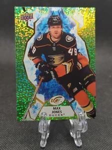 2021-22 UD Ice Base Green #87 Max Jones - Anaheim Ducks - Picture 1 of 2