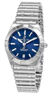 BREITLING Chronomat Automatic GMT 32MM Blue Dial Women's Watch A77310101C1A1 - Picture 1 of 5