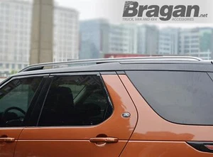 Rieles de techo para adaptarse a Land Rover Discovery 5 2017 + 4x4 barras portadoras superiores aluminio - Imagen 1 de 6