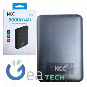 NCC POWER BANK 5000MAH CARGADOR MINI COMPACTO 2 PUERTAS USB-A + USB-C | BP02 - Bild 1 von 3