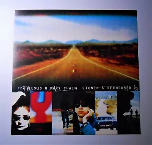 THE JESUS & MARY CHAIN Stoned & Dethroned 1994 Warner Music 2-sided promo poster - Picture 1 of 2