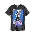 Amplified Unisex Adult Serious Moonlight David Bowie T-Shirt XL Charcoal