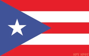 Set of 4 Vinyl Puerto Rico Flag Decal Stickers Weatherproof Spy Spot - Picture 1 of 3