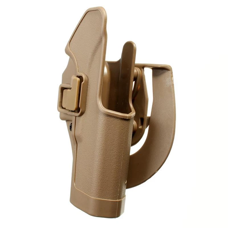 Quick Tactical Belt Paddle Holster Right Hand Fits for Glock 17 19 23 32 Tan - Image 1 of 4