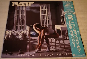 Ratt Invasion Of Your Privacy Japan 1985 1st Press Obi Inserts Solid Near Mint - Picture 1 of 11
