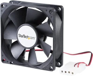 StarTech - 80x25mm Dual Ball Bearing Computer Case Fan w/ LP4 Connector - Picture 1 of 4