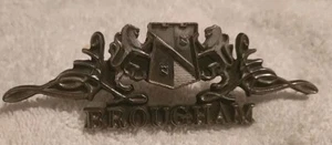 Original Vintage METAL Car Emblem Cadillac BROUGHAM 3506456. 11249A 12307 CHEVY - Picture 1 of 6