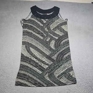 Dana Buchma Sun Dress Size XL Stretchy Beaded Crochet Neckline Loose Fit - Picture 1 of 14