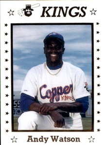 1990 Butte Copper Kings Sports Pro #27 Andy Watson St Louis Missouri MO Card
