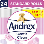 Gentle Clean Toilet Rolls – 24 Toilet Roll Pack – Family Pack - Gentle and Soft