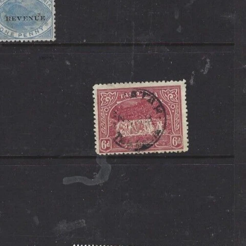 TASMANIA PICTORIAL 6d WARRATAH POSTMARK 1911 Cover