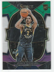Andrew Nembhard 2022-23 Panini Select Concourse #77 verde blanco púrpura Prizm radiocontrol - Imagen 1 de 2