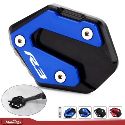 For YAMAHA YZF R3 2015-2024 Foot Side Stand Extension YZFR3 YZF-R3 Kickstand Pad - Изображение 1 из 4