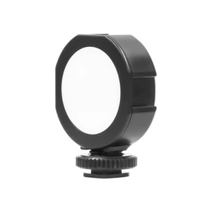 LED Video Light Built-in Battery On-Camera Vlog Fill Lamp 3200K-6500K Cold Shoe - Picture 1 of 7