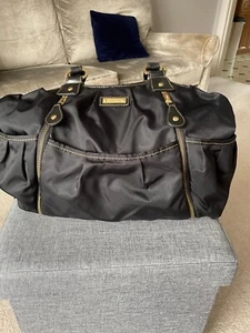 Storksak Black Baby Changing Bag With Accessories - Pram Bag - Picture 1 of 11