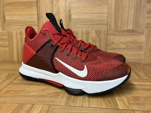 RARE🔥 Nike LeBron Witness 4 IV Red White Black Men's Basketball 13 CV4004-600 - Picture 1 of 11