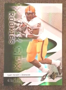 RYAN TORAIN RC 2008 UD SPx #140 Rookies Green SP /499 Broncos. B1B - Picture 1 of 3