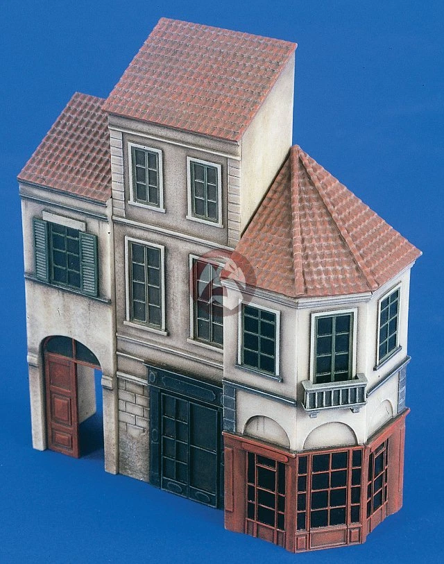 Verlinden 1/72 Section of European City Building Units [Resin Diorama kit] 2195 - Image 1 of 1