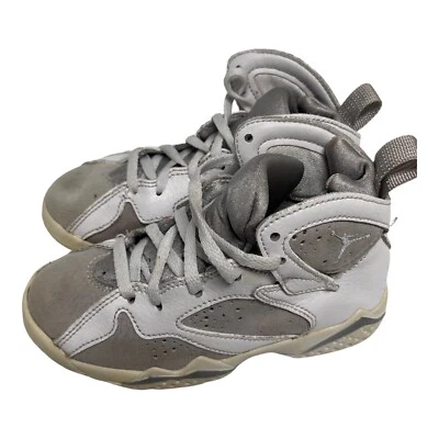 Air Jordan 7 ретро белый металлик серебро 304773-120 детей 11C - Изображение 1 из 4