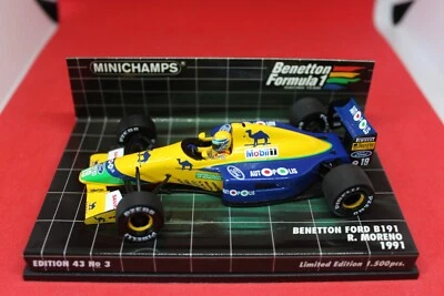 1/43 Benetton Ford B191 (1991) - #19 R. Moreno - MINICHAMPS - Immagine 1 di 3