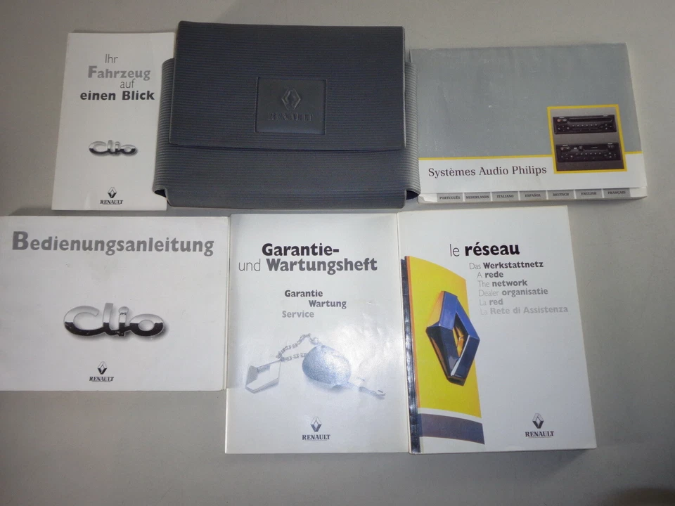 Carpeta De Documentos + Manual De Operación Renault Clio II Desde 01/1998 - Imagen 1 de 1