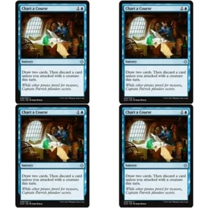 4 x CHART A COURSE NM Ixalan MTG Blue - Sorcery Unc - Picture 1 of 1