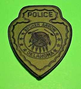 BROKEN ARROW OKLAHOMA OK  SUBDUED  5"  POLICE PATCH  FREE SHIPPING!!! - Picture 1 of 1