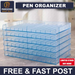 Ultimate Clear Alcohol Pen Stackable Storay Trays - Box of 6 - Easily Assembled - Picture 1 of 3