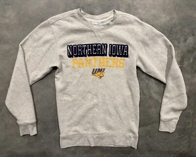 Northern Iowa Panthers Champion Crewneck Sweatshirt Adult Small UNI Gray NCAA - Image 1 of 4