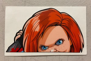 Child's Play Movie Chucky Peeker Sticker - Bam Horror Box Exclusive - Bild 1 von 3