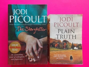 The Storyteller & Plain Truth By Jodi Picoult - Free Domestic Postage - Foto 1 di 4