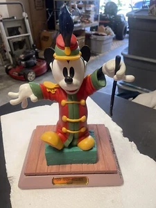 RARE 1993 DISNEYANA THE BAND CONCERT MICKEY STATUE LE SIGNED - Picture 1 of 7