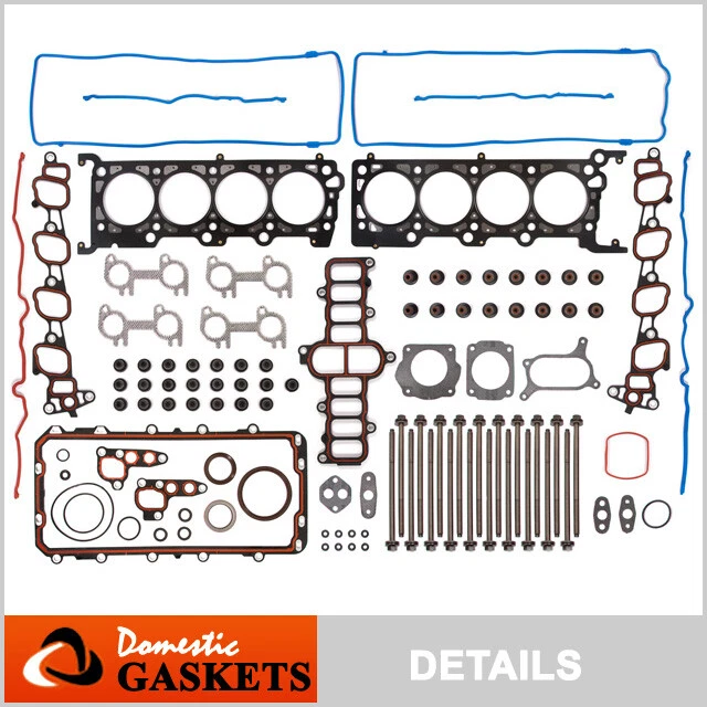 Juego de pernos de junta completa SOHC para Ford Crown Victoria Mustang Marquis 4,6 L 01-02 Foto 1 de 4