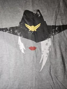 Blizzard Entertainment Overwatch Ashe Hero Grey T-Shirt Medium M Tee Shirt - Bild 1 von 7